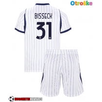 Otroške Nogometnih dresov Inter Milan Yann Bisseck #31 Gostujoči 2026-27 Kratki rokavi (+ hlače)